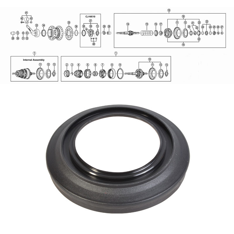 Dammskydd SHIMANO NEXUS 7-vxl (SG-7C22) drivare