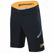 MTB-Shorts CONTINENTAL svart-gul, S