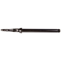 Thru axle Novatec with QR, 142mm:n navalle, M12x166mm x P1.5xT, svart