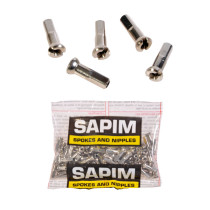 Ekernippel SAPIM SILS, 2 x 14 mm, silver (mässing) 100st