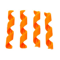 Ramskydd silicon ALLIGATOR för 4-5mm hölje, 4st/förp, orange
