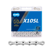 Kedja KMC X10SL, 10-delad, silver, 114L