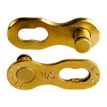 Kedjelås KMC 10R, Ti-N 5,88mm guld, 2st/förp