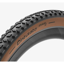 Däck 28" PIRELLI Cinturato GRAVEL M Classic, TLR, 40-622, Tanwall svart/brun