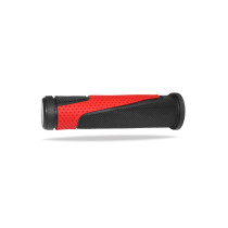 Handtag PROGRIP 807: svart/röd, 125 mm, 22/22mm