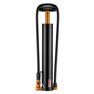 Fotpump LEZYNE, Micro Floor Drive XL, svart, HV, 2,5kg