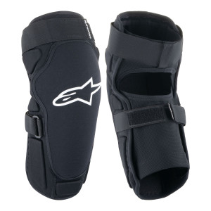 Knäskydd ALPINESTARS, A-Impact Plasma Pro, storlek L, svart/vit