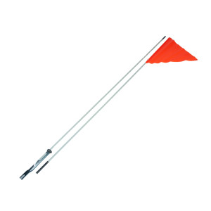 Säkerhetsflagga CAVO, bakaxel/orange, 183cm