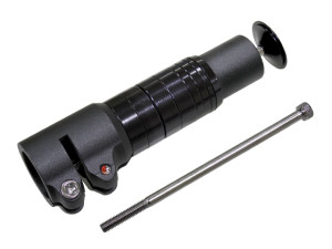 Adapter CAVO A-head-set 28.6mm 1 1/8" gaffel, svart 90mm
