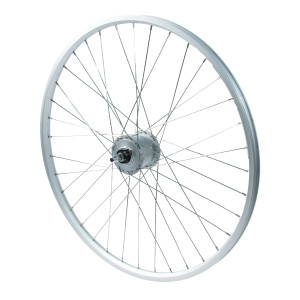 Framhjul 26" 18-559 SHIMANO navdynamo, Alex ACE 17,dubbelbottnad, 36h