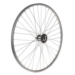 Bakhjul 28" 18-622 VELOSTEEL 1-vxl. alu. Alex ACE 17. 2 mm. dubbelbottnad