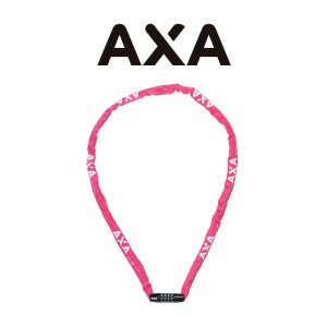 Kättinglås AXA Rigid 3,5x1200mm kombination, rosa