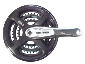 Vevparti SHIMANO FC-TY501 48/38/28T, 170mm, djup 9, 5mm, svart