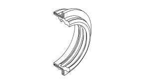 Packbox ARIETE framgaffel: 46x58,5-62,5X5-11,5