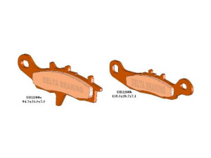Bromsbelägg DELTA offroad Sinter, Fram: Kawasaki, Suzuki