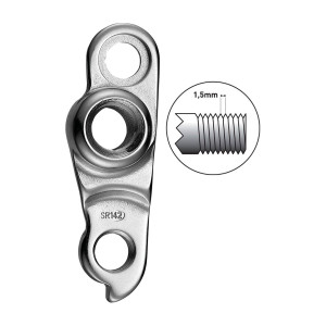 Växelöra UNION, GH-187, 12mm axel 1,5 gänga